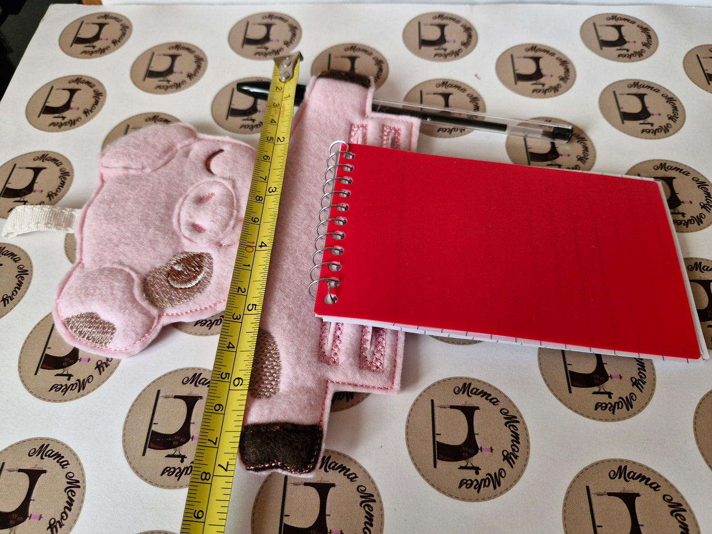 pig notebook holder