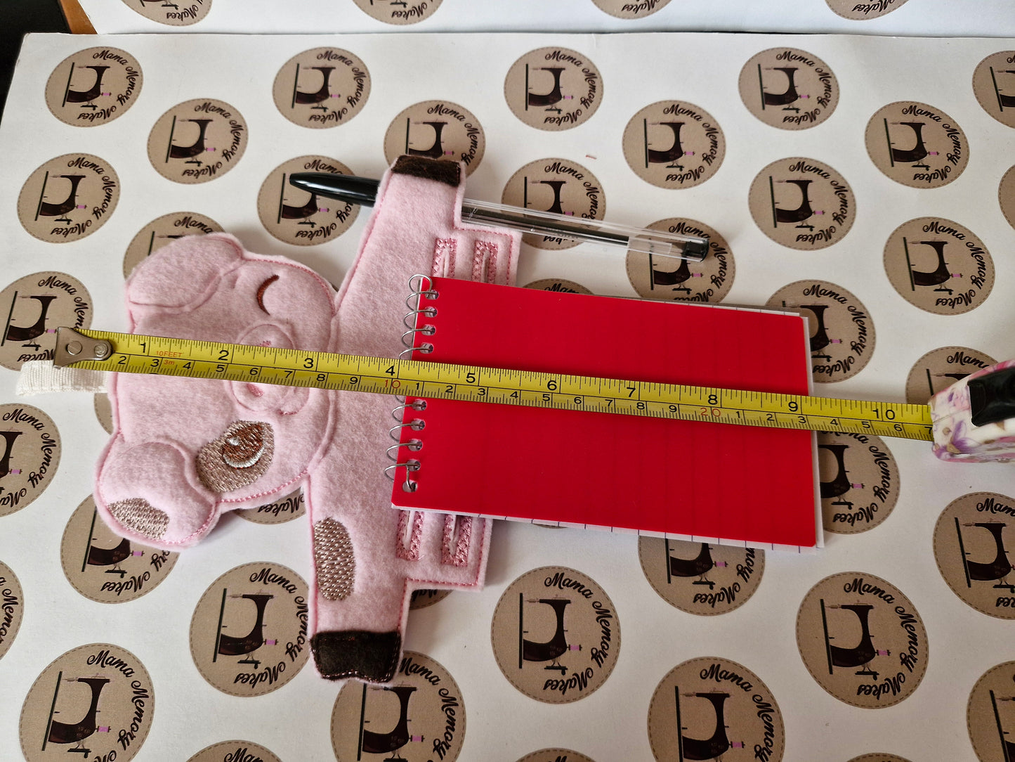 pig notebook holder