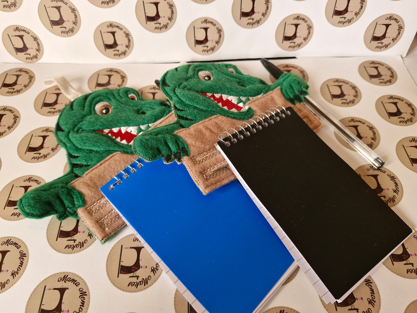 Dinosaur notebook holder
