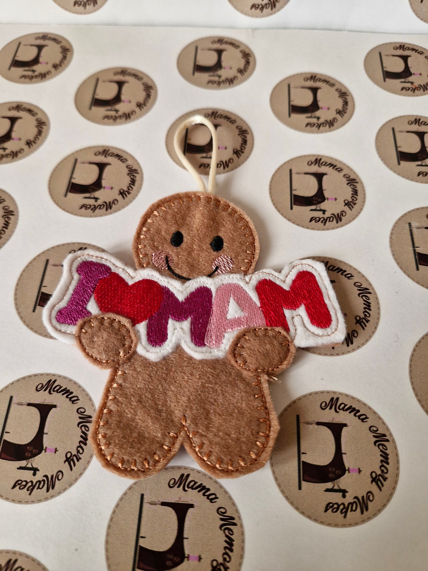 Love mam gingerbread decoration