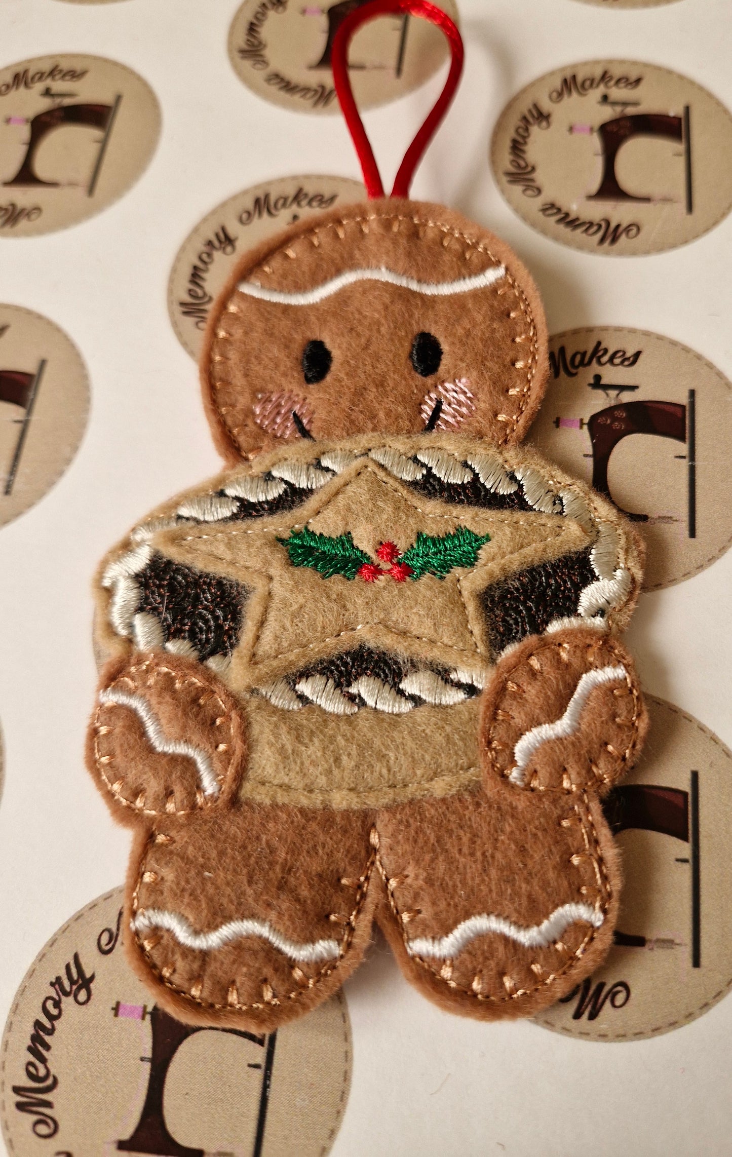 Gingerbread Christmas decoration, Mince pie