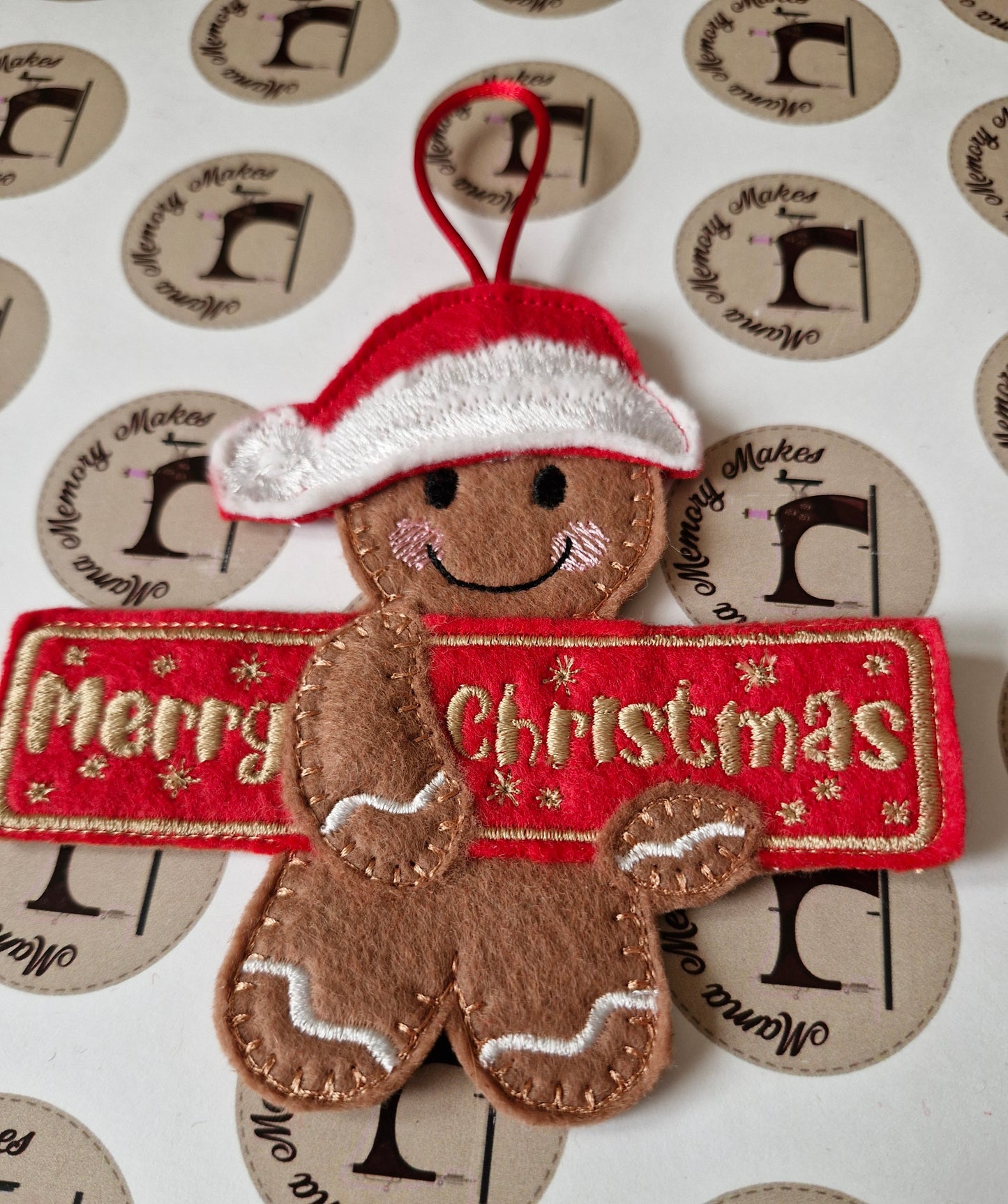 Merry Christmas Gingerbread decoration, Christmas