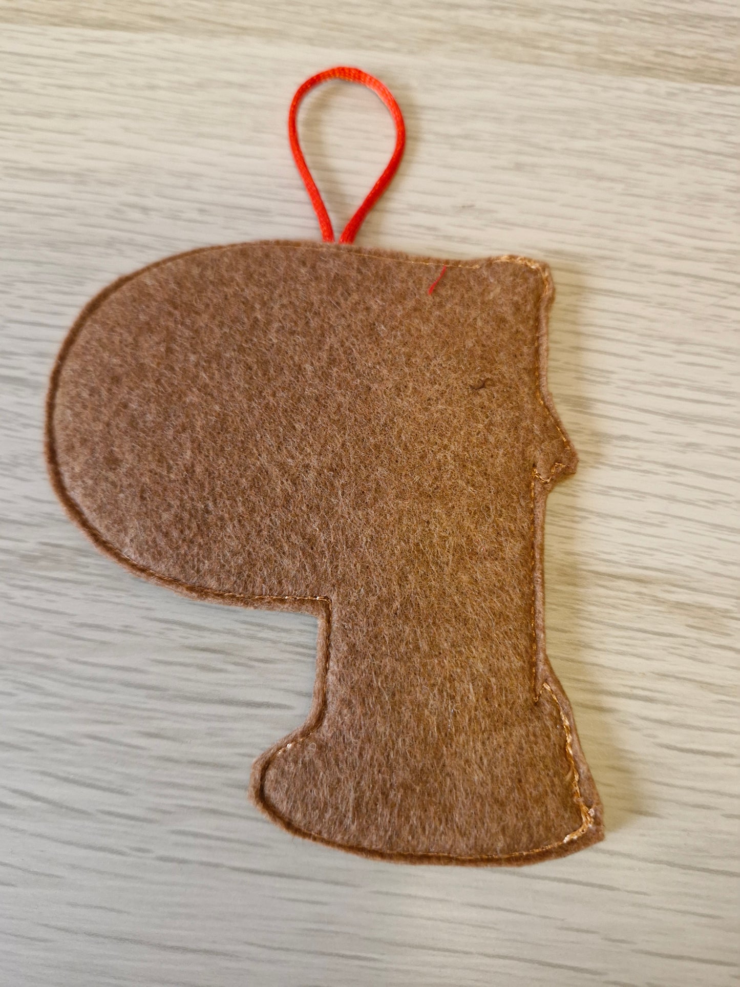 Gingerbread letter P