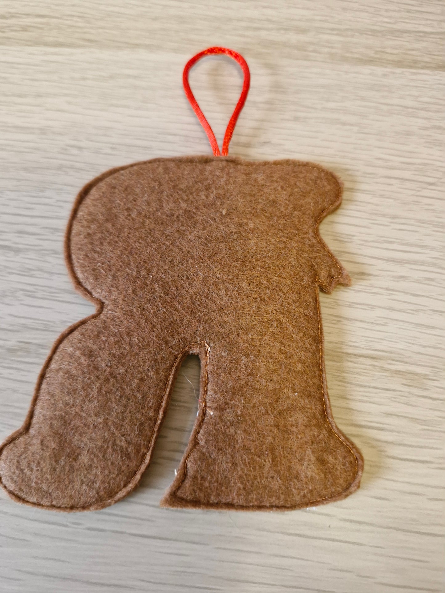 Gingerbread letter R