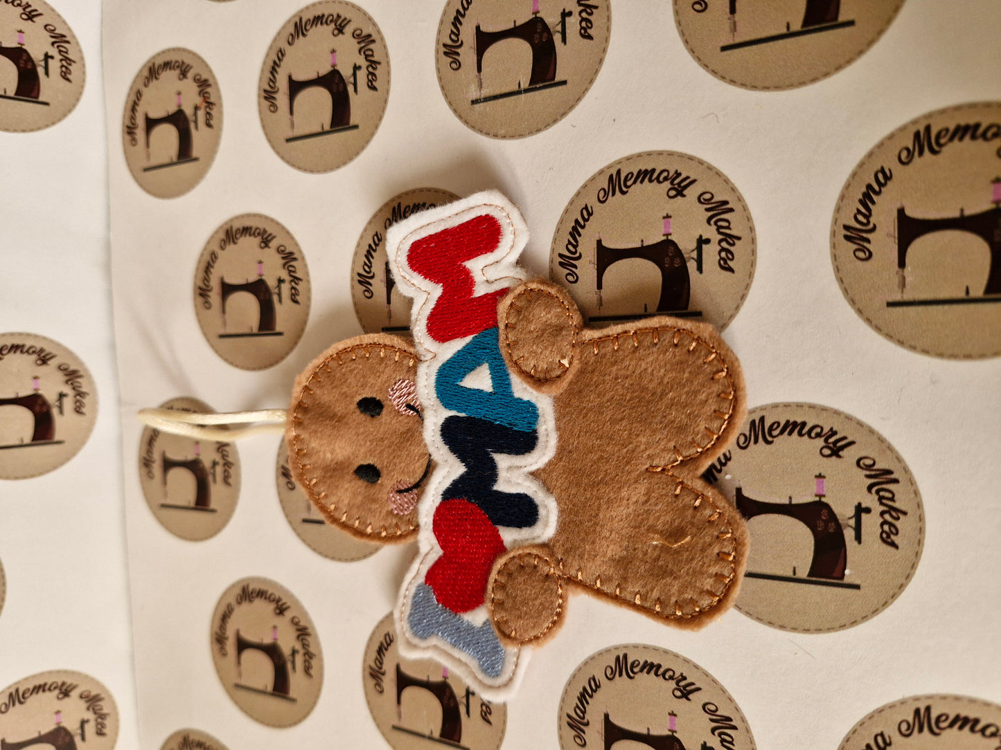 Love mam gingerbread decoration