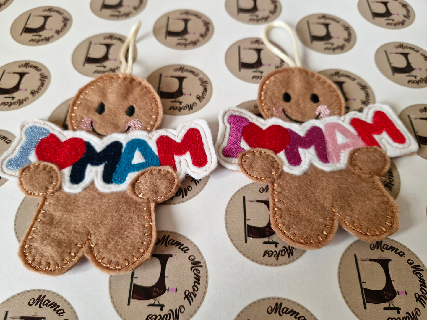 Love mam gingerbread decoration