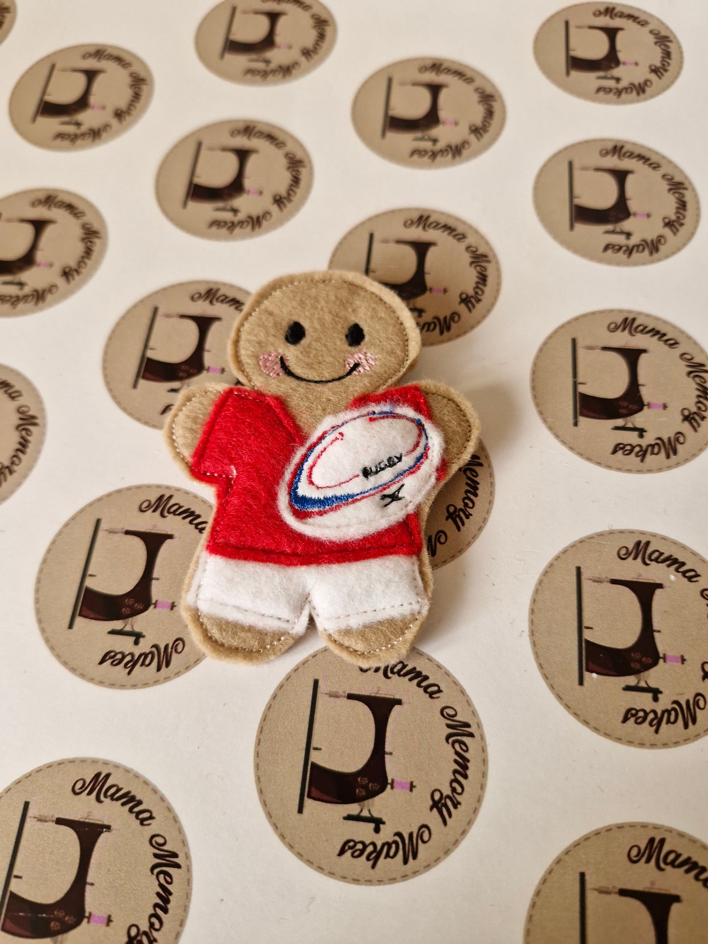 Rugby pin badge