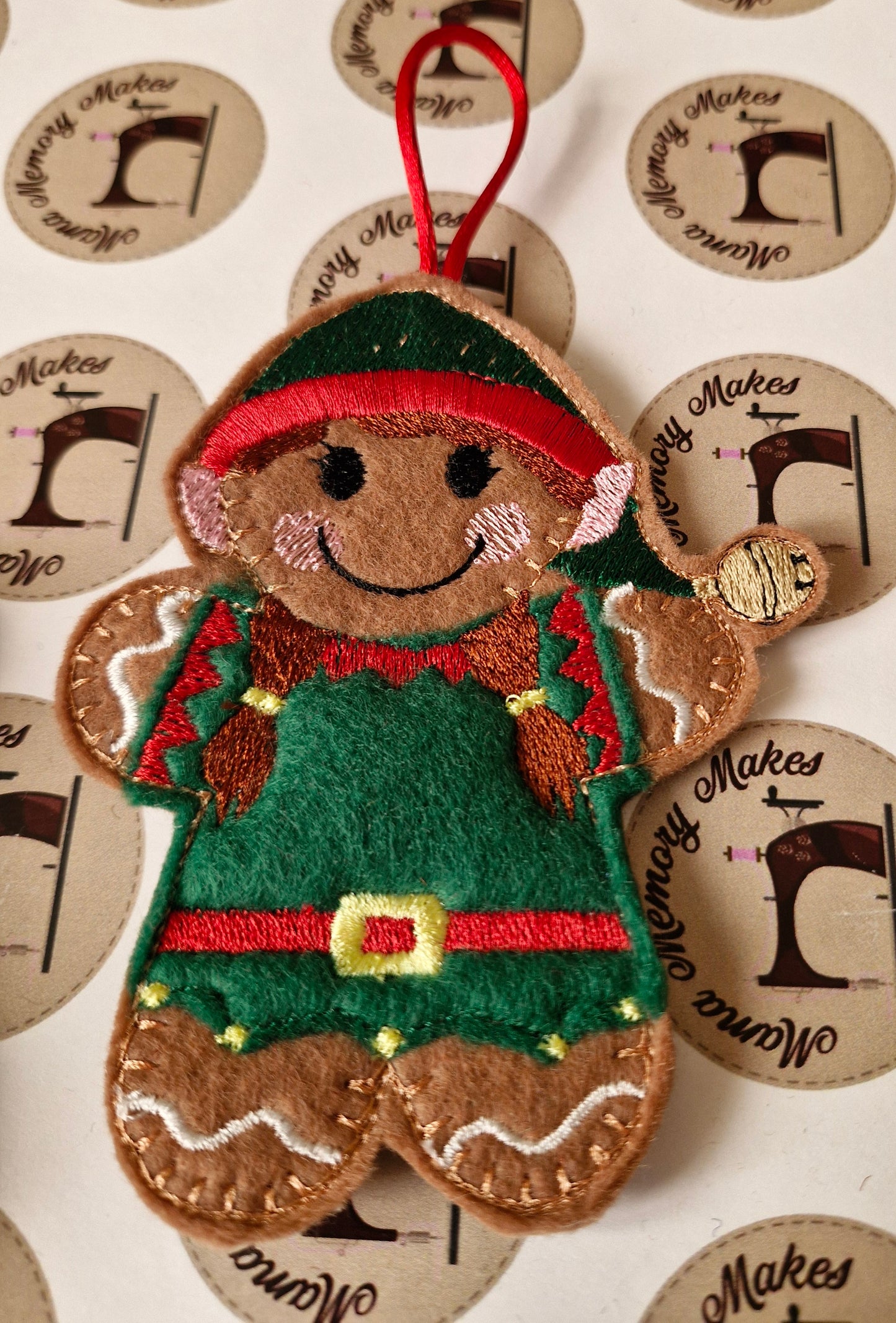 Girl Elf christmas decoration