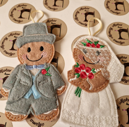Wedding gingerbread decoration set
