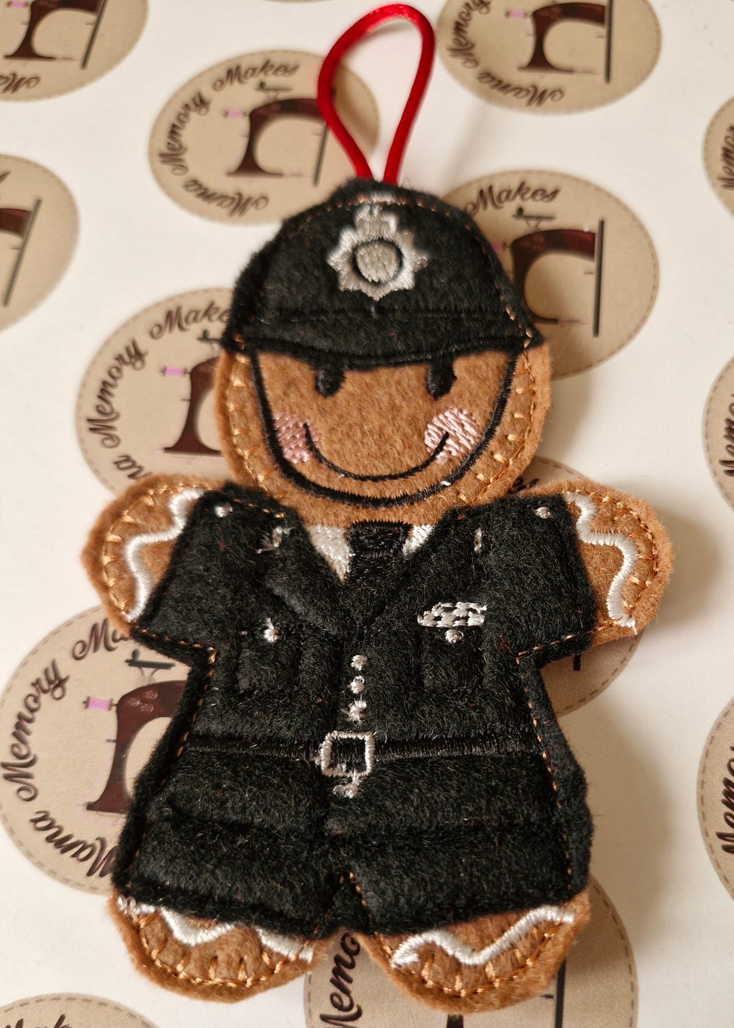 Police Officer, PC, gingerbread decoration