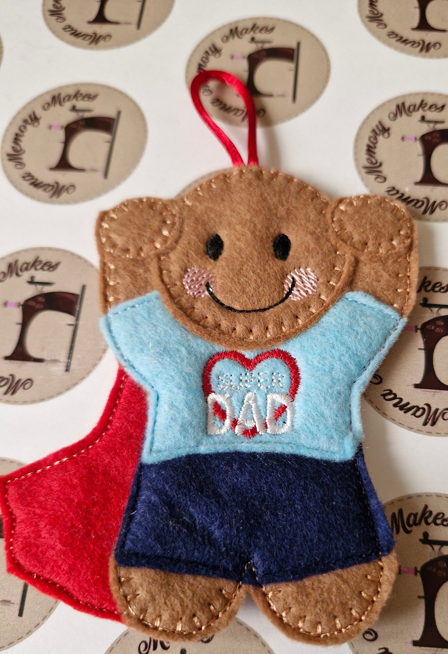 Super Dad , gingerbread decoration version 2