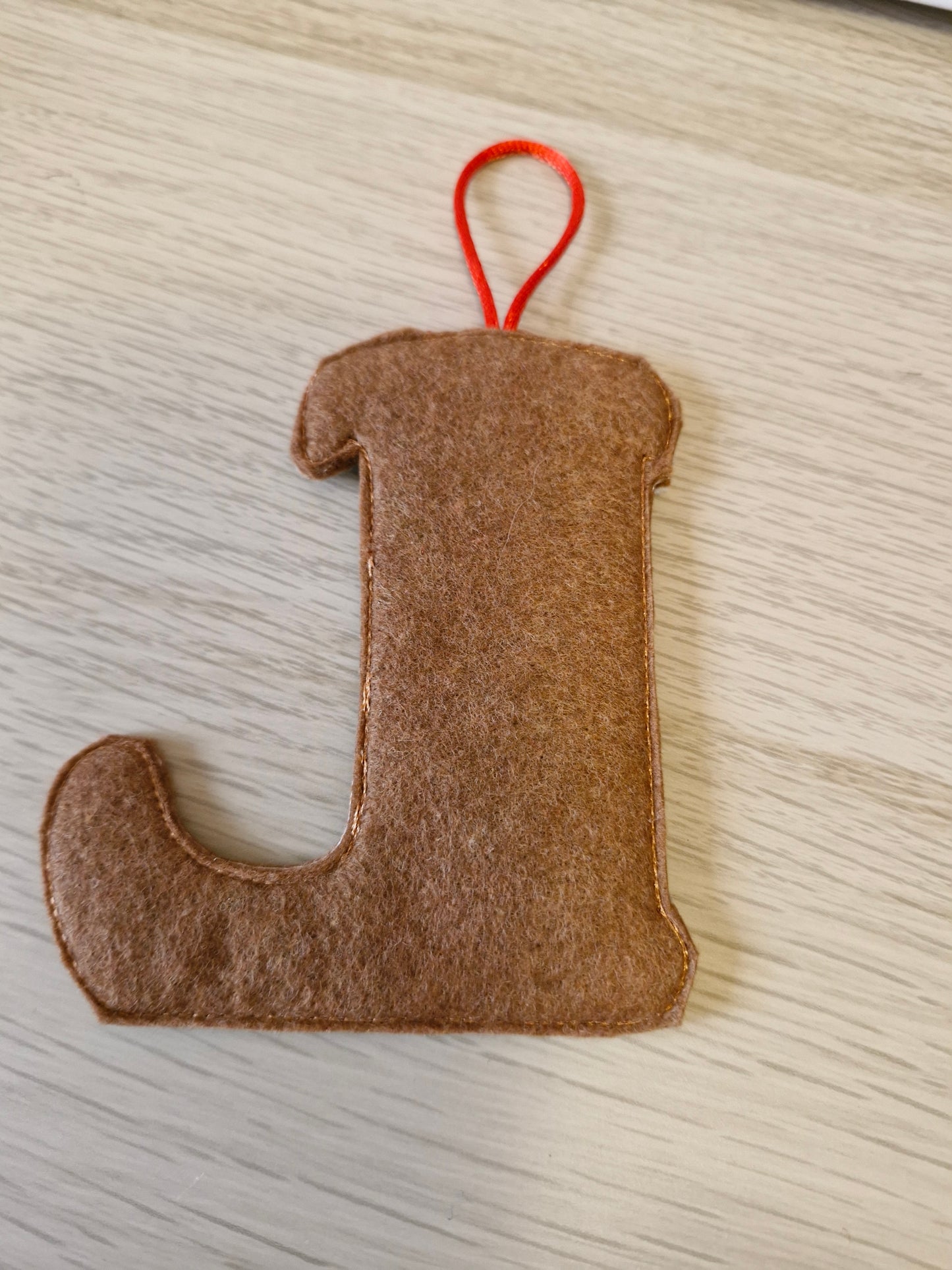 Gingerbread letter L