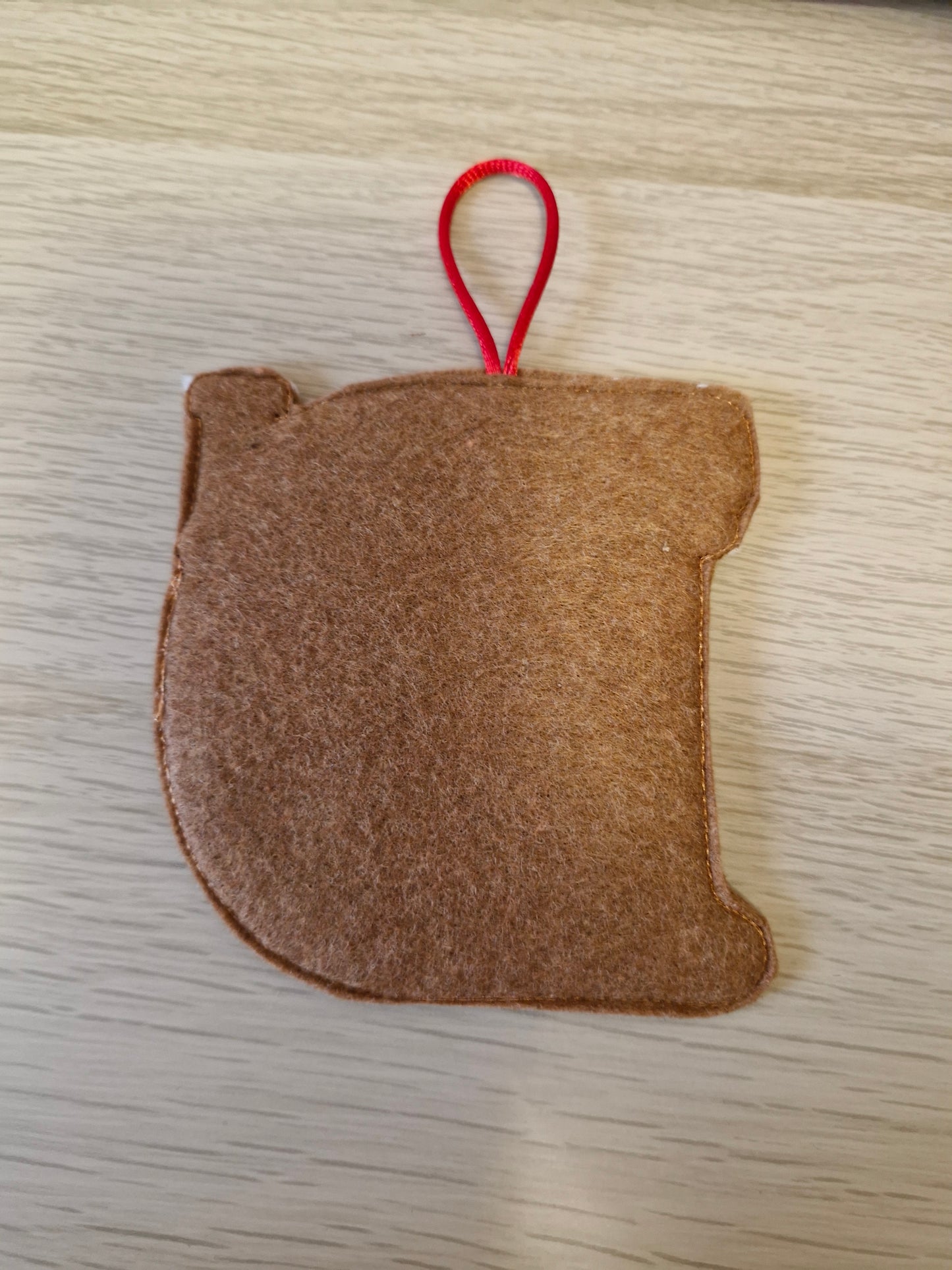 Gingerbread letter D