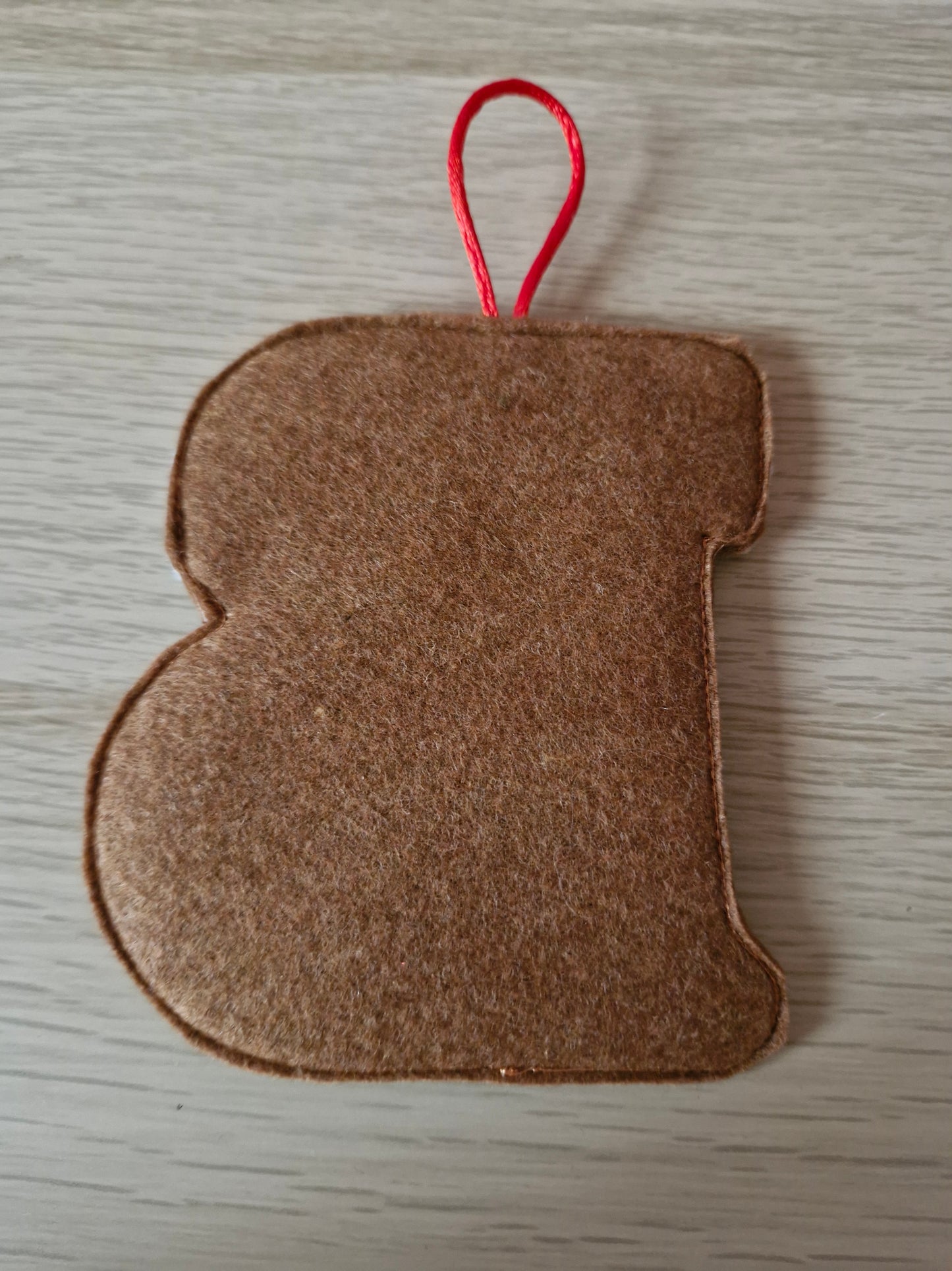Gingerbread letter B