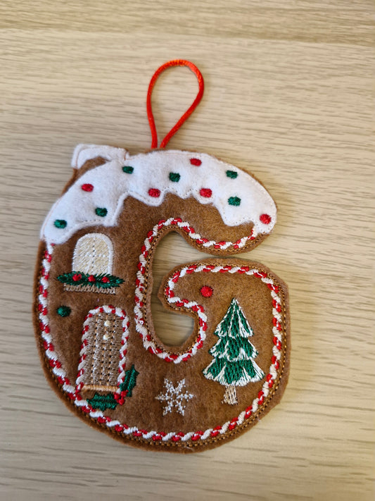 Gingerbread letter G