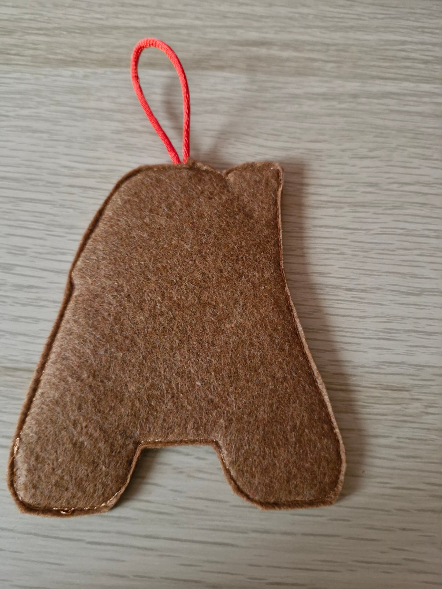 Gingerbread letter A