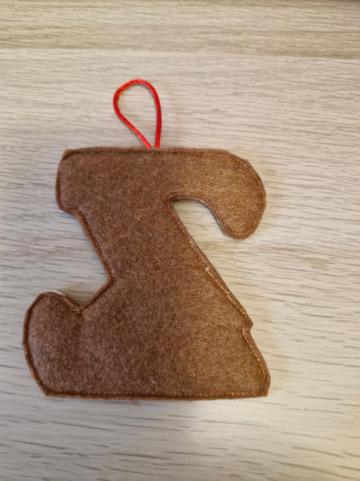Gingerbread letter Z